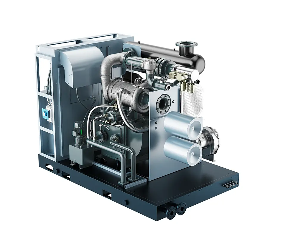 Energy Saving Magnetic Levitation Turbo Low Pressure Compressor