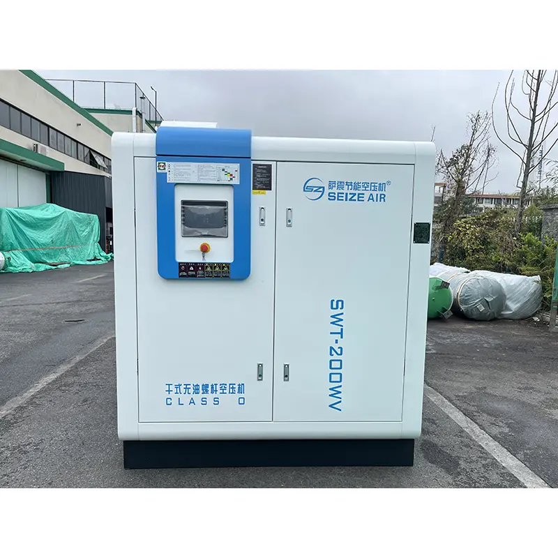 Sustainable lan Stabil PM VSD Dry Oil-Free Screw Air Compressor
